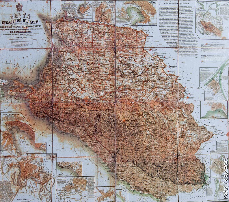 карта кубани