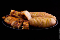 Куриные грудки в кляре и картошка