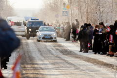 Олимпийский огонь в Мирном