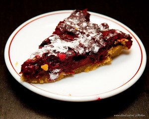 Пирог с брусникой