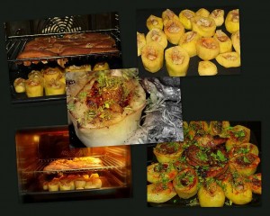 мясо с картошкой в духовке